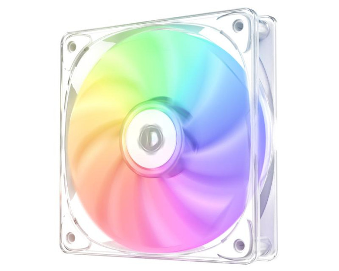 Вентилятор для корпуса ID-COOLING CRYSTAL 120 WHITE