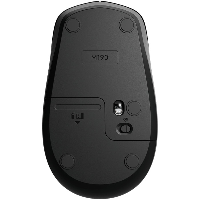 LOGITECH M190 Wireless Mouse - MID GREY