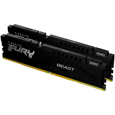 Kingston DRAM 16GB 5600MT/s DDR5 CL36 DIMM (Kit of 2) FURY Beast Black EXPO