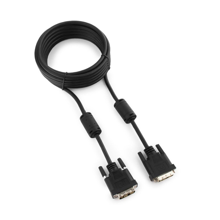 Cable SVGA, DVI-D to DVI-D, m/m, Cablexpert, CC-DVI-BK-15, 18+1pin/18+1, 4.5м