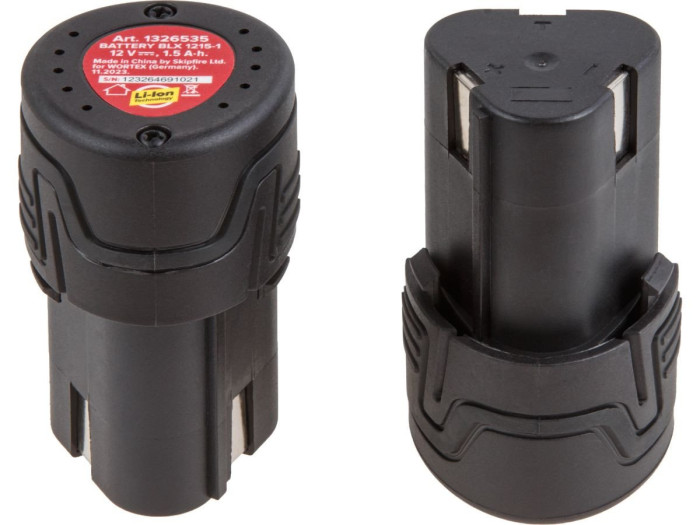 Аккум. дрель-шуруповерт WORTEX BD 1215 LiSET в чем. 12 В, 30 Н*м, 2х1.5 А*ч, БЗП 10 мм