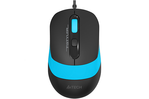 Мышь A4tech Fstyler FM10-BLUE, оптическая 1600DPI, 150 см, USB