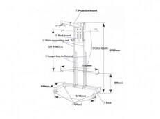 INTECH Мобильная стойка WJ2200B