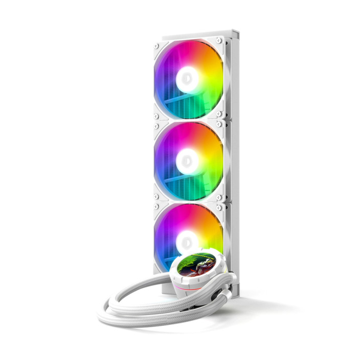 Water Cooler ID-Cooling SL360 XE WHITE, for S1700/1200/2066/2011/115x/AMD