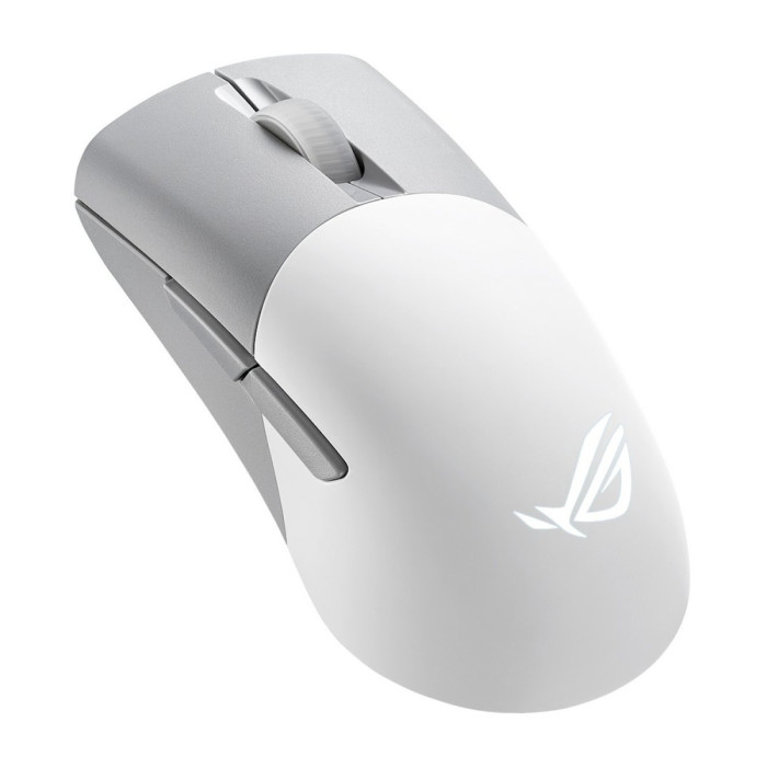 Mouse ASUS P709 ROG KERIS WL AIMPOINT, Wireless, BT 5.0/2.4GHz, Optical 36000 dpi, USB, white