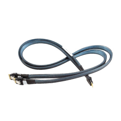 Cable interface SlimlSAS, Supermicro CBL-SAST-1261-100, Slimline x8(STR) to 2x Slimline x4(STR)