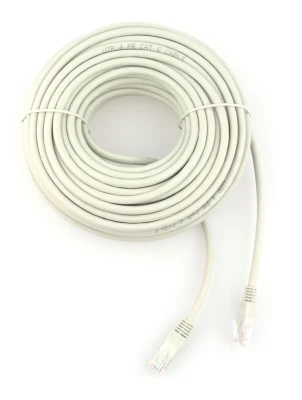 Патч-корд UTP Cablexpert PP6U-20M  кат.6, 20 м, литой, многожильный (серый)