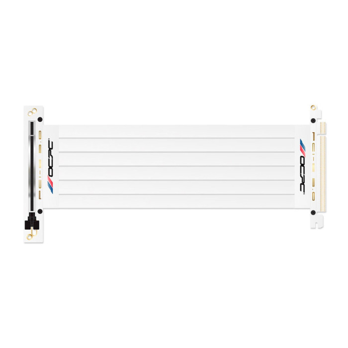 Cable (райзер), PCIe 3.0x16, OCPC XTENDER VERTICAl [OCXTP3RC9D250WH], 25cm white