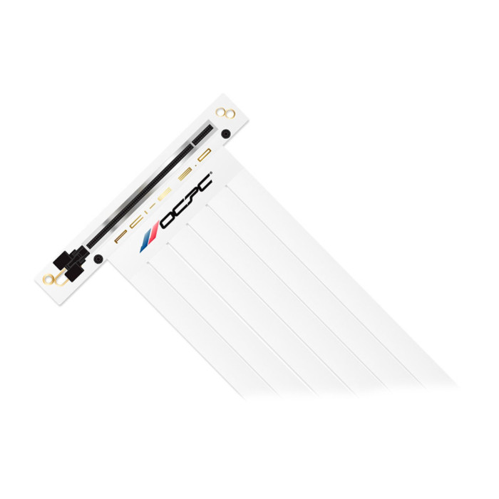 Cable (райзер), PCIe 3.0x16, OCPC XTENDER VERTICAl [OCXTP3RC9D250WH], 25cm white