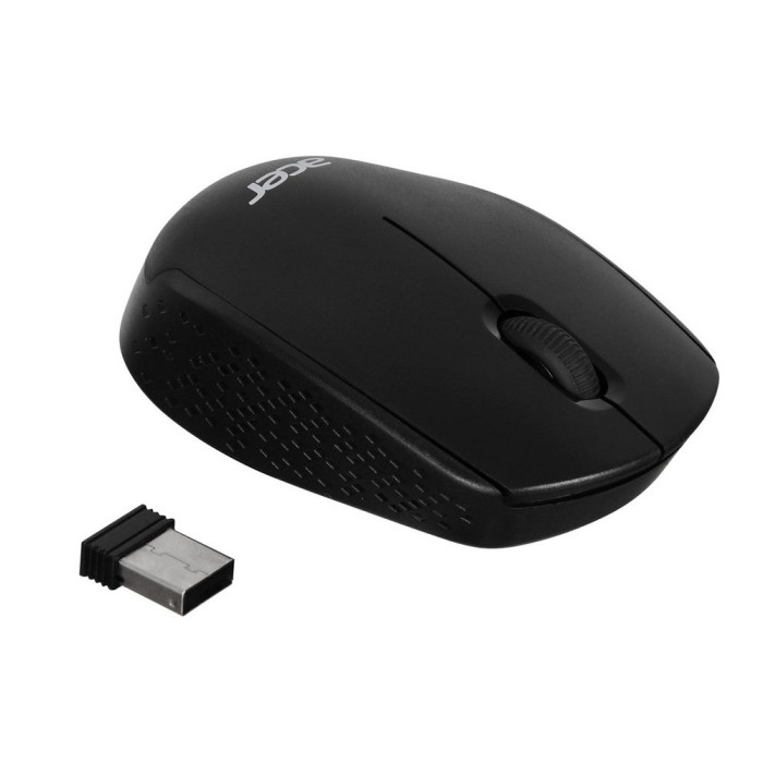 Mouse Acer OMR020, Wireless, Optical 1200 dpi, 1AA, USB, black