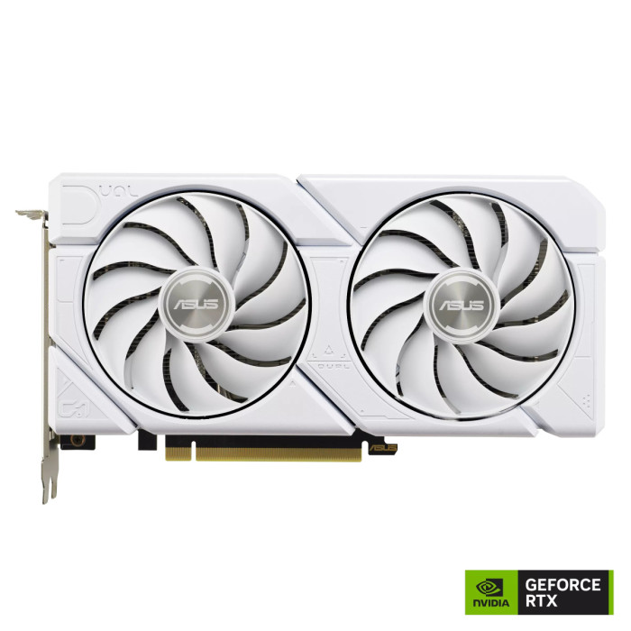 Видеокарта ASUS GeForce RTX4060 OC GDDR6 8GB 128-bit HDMI 3xDP DUAL-RTX4060-O8G-EVO-WHITE