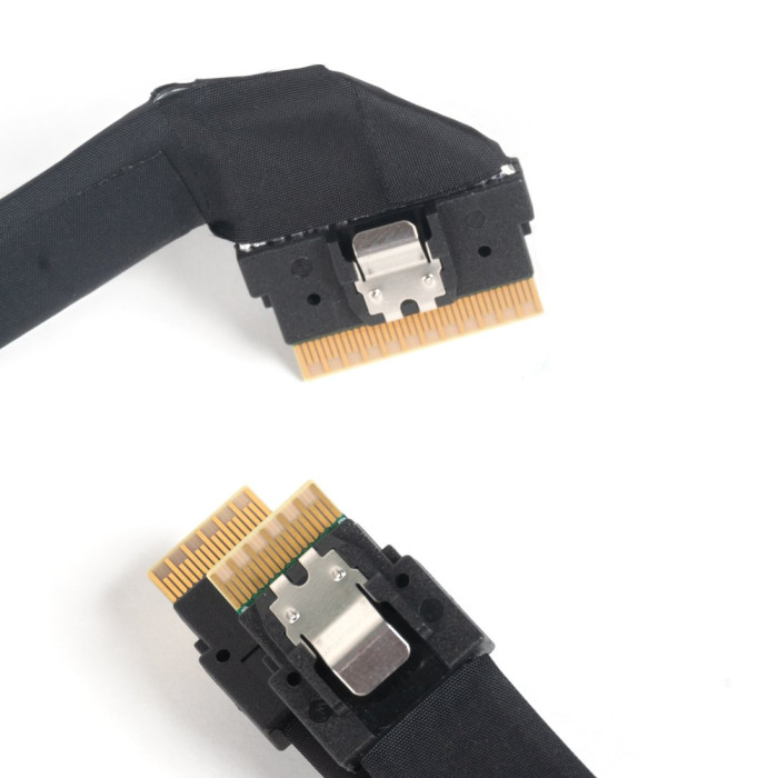 Кабель интерфейсный Slim SAS NVMe Supermicro CBL-SAST-1250F-85