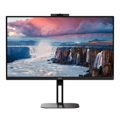 Монитор 27&quot; AOC Q27V5CW/BK IPS 2560x1440 75Hz 1ms 300cd/m 1000:1 HDMI DP 1xUSB-C  2x5W Черный