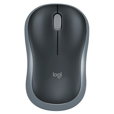 Mouse Logitech M185 Wireless, optical, 1AA, USB nano-receiver, [910-002238], swift grey