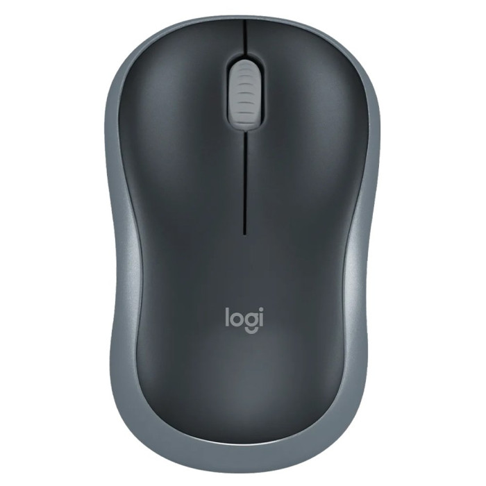 Mouse Logitech M185 Wireless, optical, 1AA, USB nano-receiver, [910-002238], swift grey