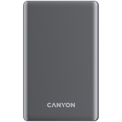 CANYON power bank OnPower 510 slim Magnetic 10000 mAh PD20W Dark Grey