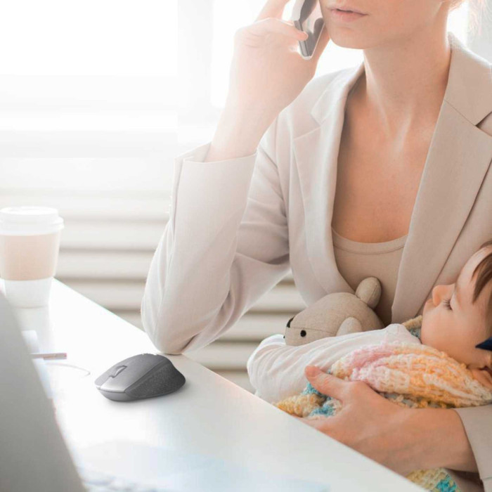 Мышь беспроводная Logitech M330 Silent Plus Red (красная, оптическая, 1000dpi, 2.4 GHz/USB-ресивер, бесшумная, под правую руку) (M/N: M-R0051 / C-U0010)