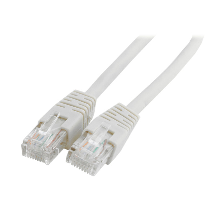 Cable  Patch cord  UTP 6e-Cat  1 m Cablexpert PP6U-1M, серый