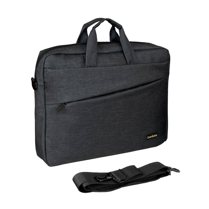 Сумка для ноутбука ExeGate Business ECC-045, EX283435RUS, up to 15.6", black