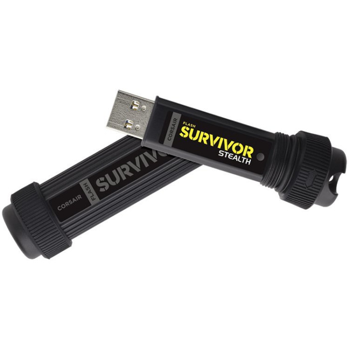Corsair Flash Survivor Stealth USB 3.0 256GB, Military-Style Design, Plug and Play