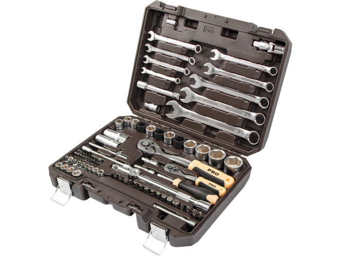 Набор головок и ключей 82пр. 1/4",1/2" PRO STARTUL DAKAR (PRO-082DK)
