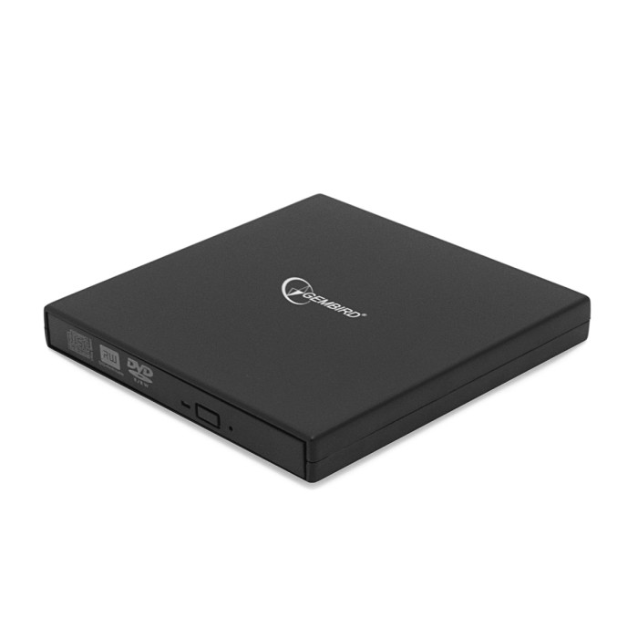 Ext DVD±R/RW/-RAM,±R9, CD-R/RW, Gembird DVD-USB-02, USB2.0, black, box