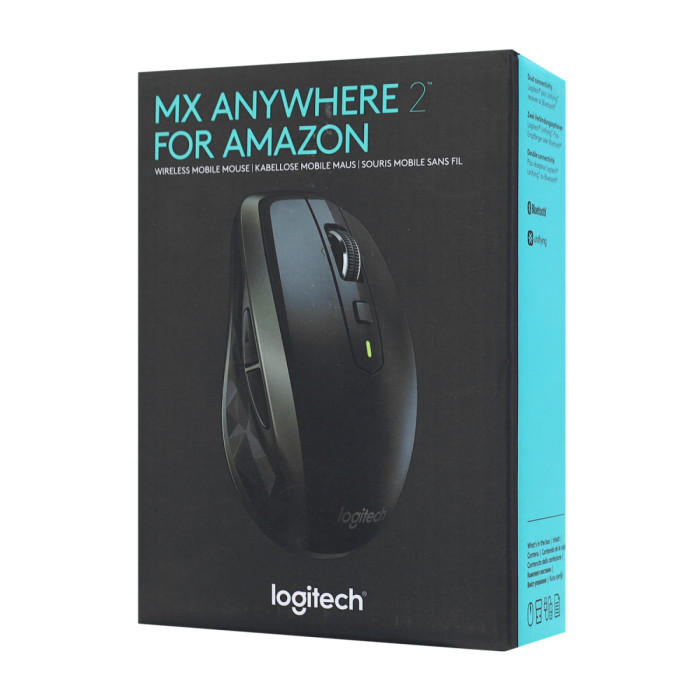 Mouse Logitech MX Master Anywhere 2, Wireless, Laser, 4000 dpi, 7 buttons, BT, USB