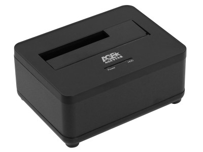 External 2,5&quot;/3,5&quot; Docking Station, Agestar 3UBT7, for SATA HDD, USB 3.0, ext. PS, black