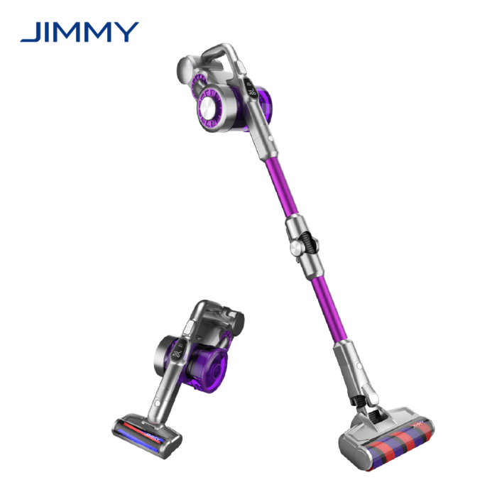 Пылесос вертикальный Jimmy Cordless Vacuum Cleaner JV85 Pro Graphite+Purple с зарядной станцией и адаптером модели ZD24W342060EU