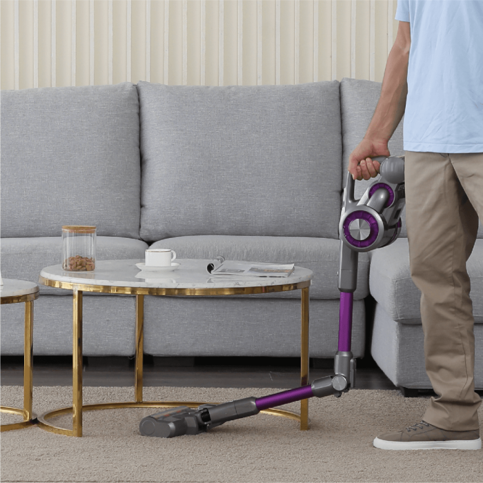 Пылесос вертикальный Jimmy Cordless Vacuum Cleaner JV85 Pro Graphite+Purple с зарядной станцией и адаптером модели ZD24W342060EU