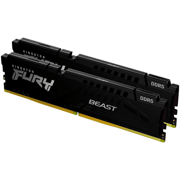 Kingston DRAM 32GB 5200MT/s DDR5 CL40 DIMM (Kit of 2) FURY Beast Black XMP