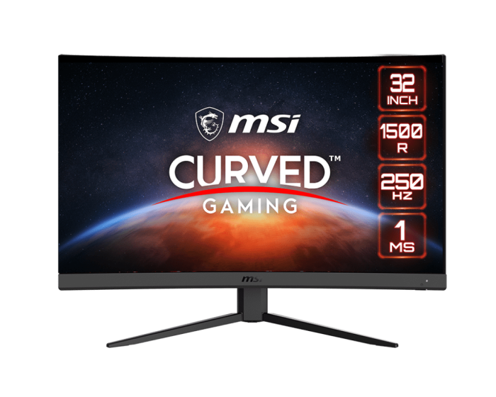 Монитор 31.5" MSI G32C4X VA 1920x1080 250Hz 1500R 1ms 100млн:1 2xHDMI 1xDP
