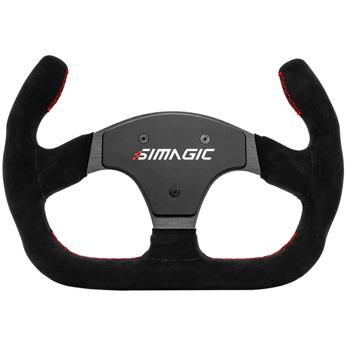 C-Shaped Steering wheel without HUB | 325mm | Alcantara