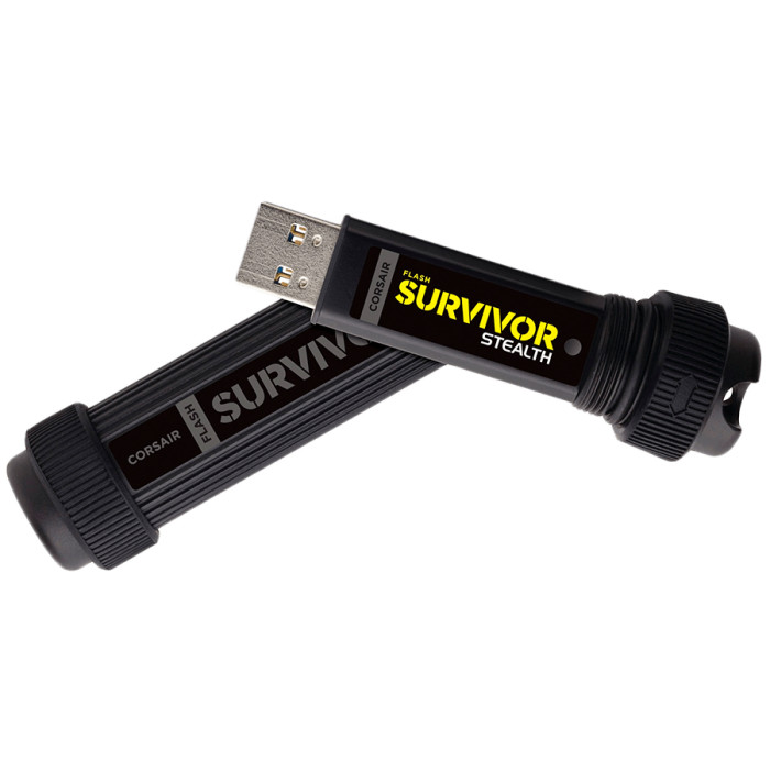 Corsair Flash Survivor Stealth USB 3.0 512GB, Military-Style Design, Plug and Play