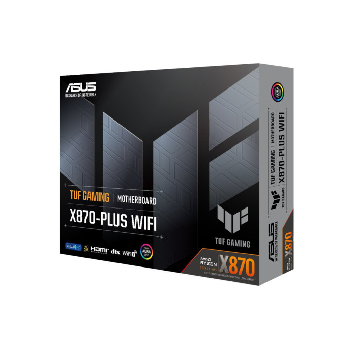 MB Socket AM5, ATX, AMD X870 (HDMI), ASUS TUF GAMING X870-PLUS WIFI, 4DDR5, 2PCIx16