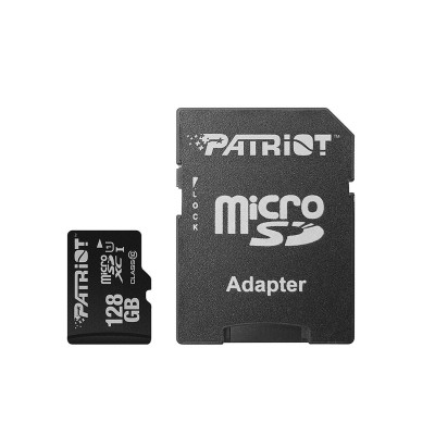 MemoryCard microSDXC 128GB, Patriot LX Series PSF128GMCSDXC10, Class 10, UHS-I, + adapter SD