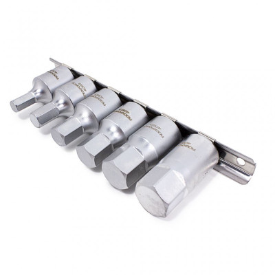 Набор головок 6-гранных для маслосливных пробок, 6 предметов, 1/2&quot;(8,10,12,14,17,19мм) 1350        RF-4063