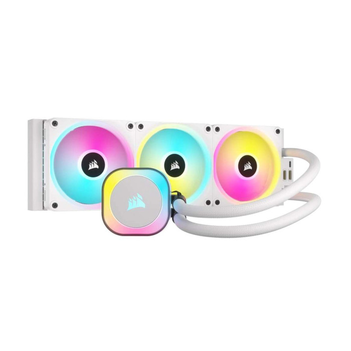 Water Cooler Corsair iCUE LINK H150i RGB AIO, for 1200/115x/1700/AMD, [CW-9061006-WW], white