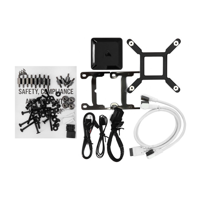 Water Cooler Corsair iCUE LINK H150i RGB AIO, for 1200/115x/1700/AMD, [CW-9061006-WW], white