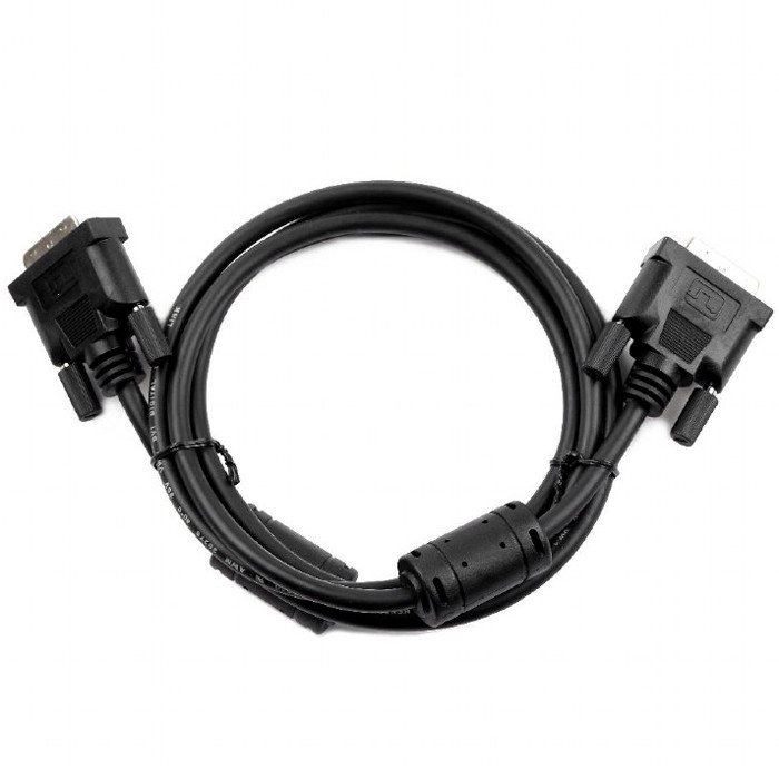 Cable SVGA, DVI-D to DVI-D, m/m, Cablexpert, CC-DVIL-BK-6, 18+1pin/18+1, 1.8м