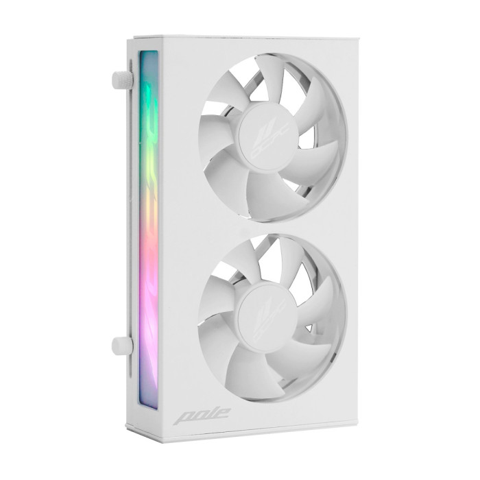 Video card holder, OCPC Pole P1 ARGB, OCPOLEP1X2CWH, white