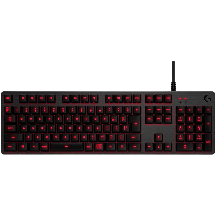 LOGITECH G413 SE Corded Mechanical Gaming Keyboard - BLACK - RUS - USB - TACTILE