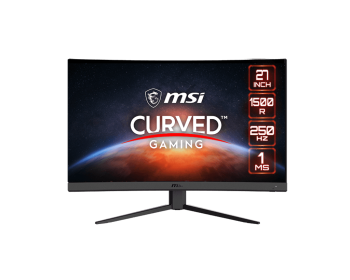 Монитор 27" MSI G27C4X VA 1920x1080 250Hz 1500R 1ms 3000:1 2xHDMI 1xDP