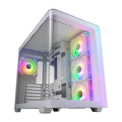 Case ATX midi tower FSP M580-WA, (без БП), WHITE
