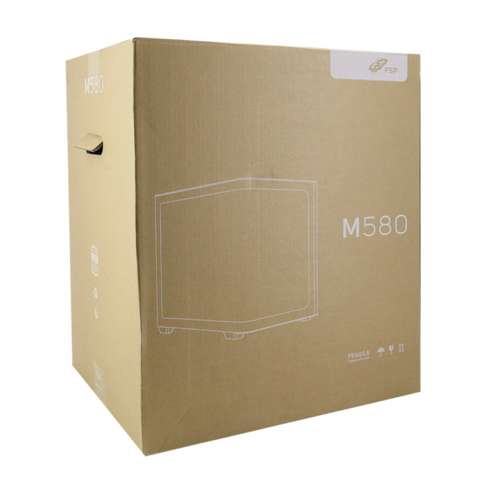 Case ATX midi tower FSP M580-WA, (без БП), WHITE