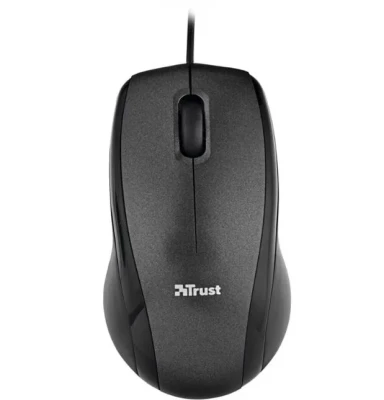 Мышь проводная Trust Carve USB черный