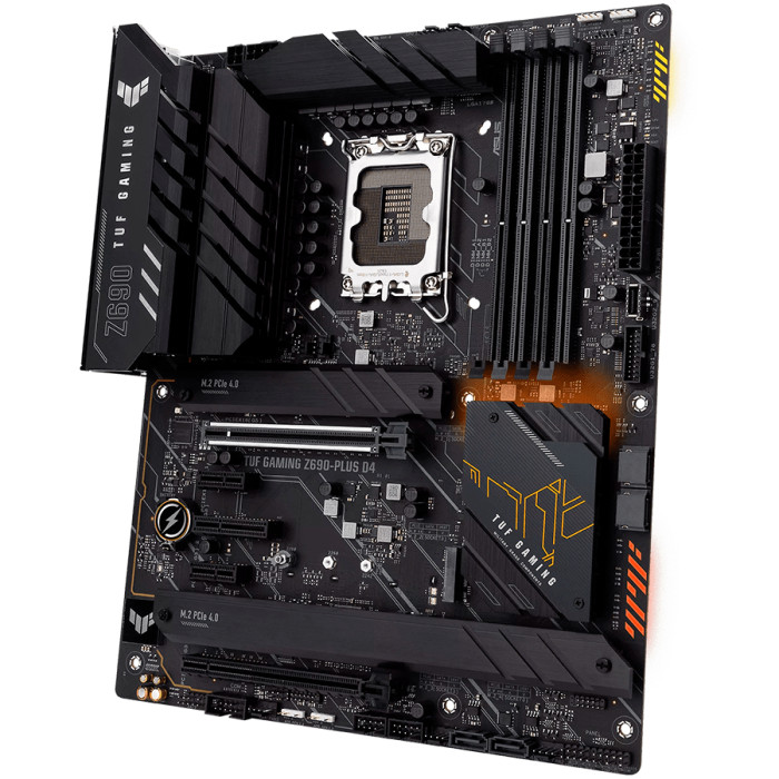 ASUS MB TUF GAMING Z690-PLUS (Z690, LGA 1700, 4xDDR5, HDMI/DP, 1x PCIe 5.0 x16, 1x PCIe 3.0 x16, 1x PCIe 3.0 x4, 4x M.2, 2.5GB LAN, ATX)