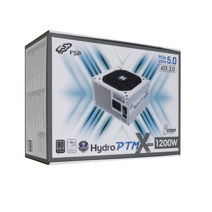 Power supply ATX FSP Hydro PTM X Pro HPT3-1200M White, Modular, 1200W, 80Plus PLATINUM