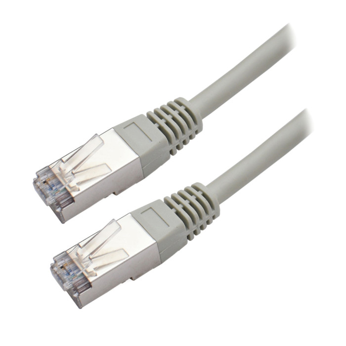 Cable  Patch cord  FTP 5e-Cat  7.5 m Cablexpert PP22-7.5M, серый