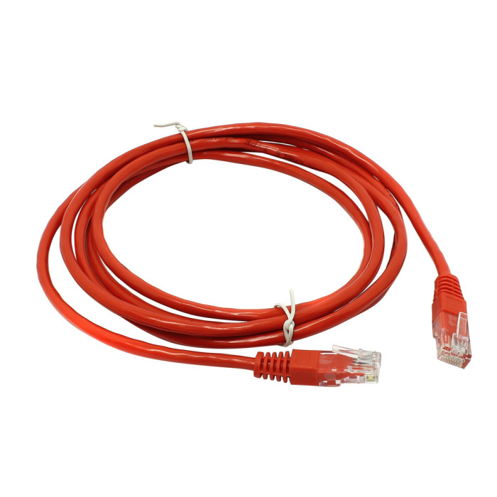 Cable  Patch cord  UTP 6e-Cat  1 m Cablexpert PP6U-1M/R, красный